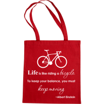 Maišelis Life is like a bicycle